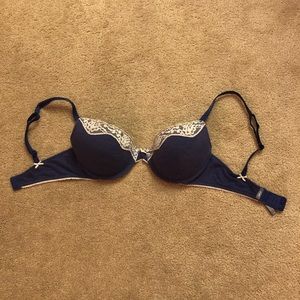 Navy blue bra